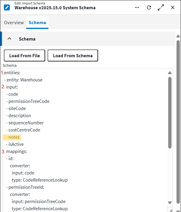 Create Custom Import Schemas